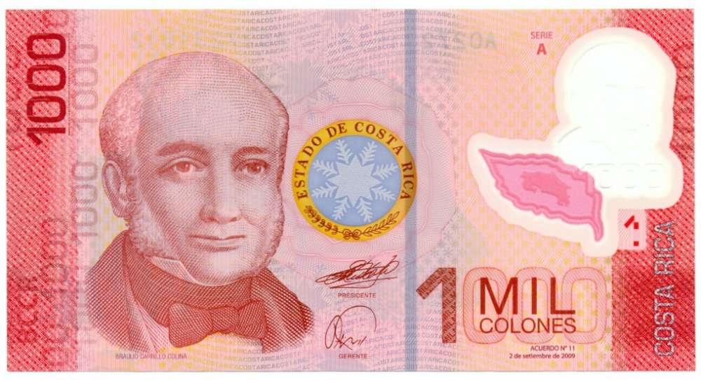 Costa Ricas schöne Banknoten 2