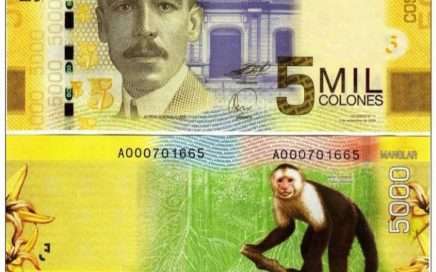 Costa Rica´s wunderschöne Banknoten- der 5000 Colones Schein 7